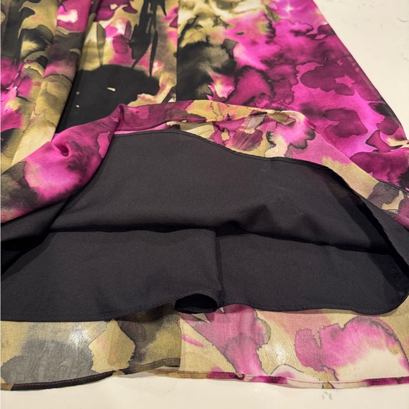 Jones New York Black and Pink Watercolor Women's Sleeveless Dress Size 20W NWOT - Picture 6 of 8